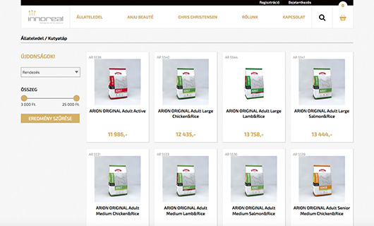 Innomarket webáruháza