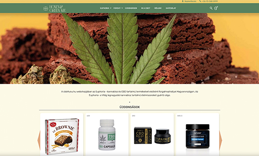 Honey & Green Kft. webáruháza